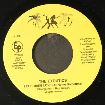 EXOUTICS: superstar / let's make love (at home sometime) EP 7" Single 45 RPM Foto 1 de 2