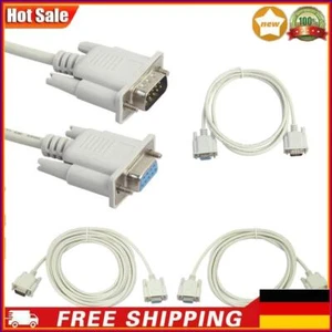 Serial RS232 9-Pin Male to Female DB9 9-Pin PC Converter Extension Cable - Bild 1 von 8