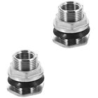2 Pack Stainless Connector Bath Tub Accessory Fish Accessories For