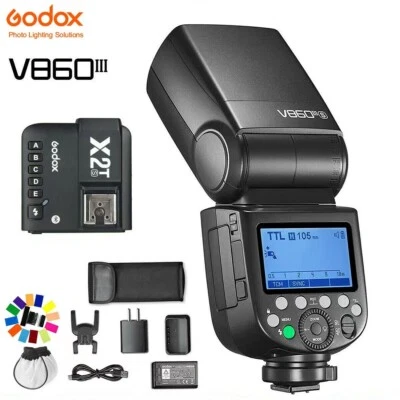 Godox V860III-S 2.4G TTL HSS Flash Speedlite+X2T-S Bluetooth Trigger For Sony - Image 1 of 4