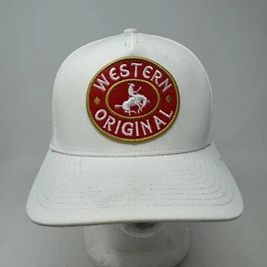 Hooey Western Original White Mesh Athletic Snapback Hat - Picture 1 of 6