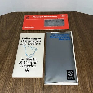 Vintage 1977 Volkswagen Diesel Rabbit Warranty & Service Maintenance Booklets VW - Picture 1 of 9