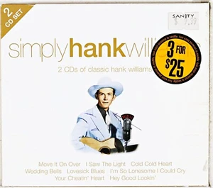 Hank Williams - Simply Hank Williams (CD 2010) - Picture 1 of 5