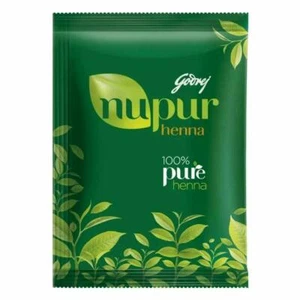 Godrej Nupur Henna Powder Mehendi 120 grams pack Hair Color 100% Natural - Picture 1 of 12