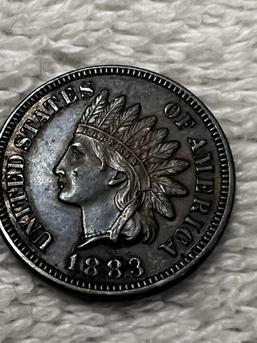 1883 Indian Head Penny AU Cover