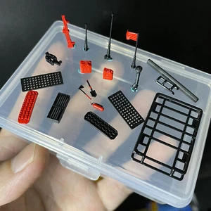 Diorama 1/64 accessori tuning auto modello garage officina scena modello oggetti di scena - Foto 1 di 42
