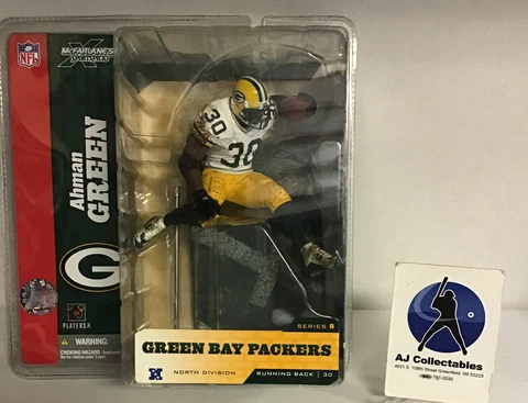 Nib Ahman Green McFarlane figure series 8 green bay packers JL/MC1 Cover