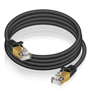 50m CAT 7 Netzwerkkabel Patchkabel Rundkabel RJ45 PC LAN Kabel Ethernet Rund - Bild 1 von 7