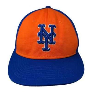 OC Sports boy's Strapback Hat Blue Orange New York Mets MLB Logo - Picture 1 of 8