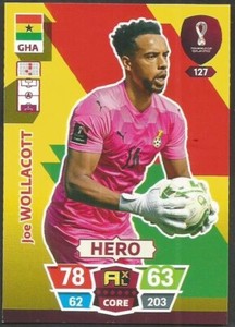 PANINI ADRENALYN XL FIFA WORLD CUP-QATAR 2022- #127-GHANA-JOE WOLLACOTT