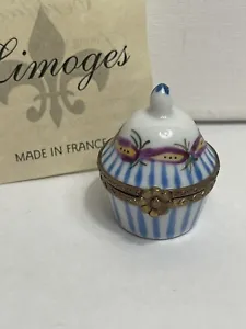 New Genuine Limoges Cute Urn Box - Picture 1 of 8