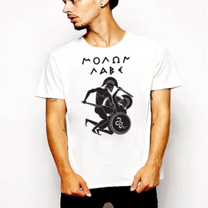 Griechisches T-Shirt Spartaner Gladiator Spartacus 300 Conan Greco Römer Kämpfer Neu Tee - Bild 1 von 1