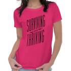 Breast Cancer Survivor Awareness Friend Gift Graphic T Shirts for Women T-Shirts