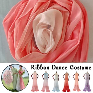 Chinesisches altes Chiffon Farbverlauf Band Tanz Kostüm Oper Hanfu Schal. - Bild 1 von 46