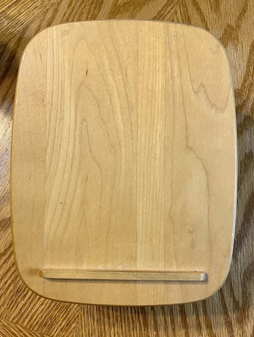 Longaberger Note Pal Basket With Wooden Lid And Clear Protector 2000 Cover