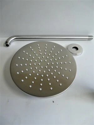 Hansa Viva Regenbrause Edelstahl-Optik, Steel, 202mm, Kopfbrause, 44260100 - Bild 1 von 4