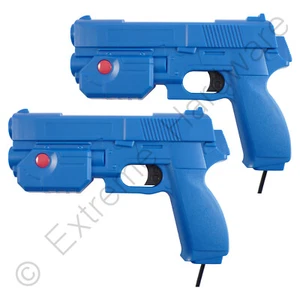 Confezione da 2 pistole a luce arcade blu Ultimac AimTrak con LCD di puntamento linea di vista - Foto 1 di 7