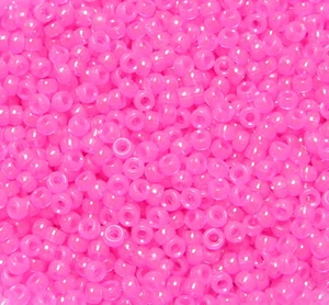 JOLLY STORE Crafts Pink Glow in Dark Mini Pony Perlen 1000 Stck. Hergestellt in den USA - Bild 1 von 1