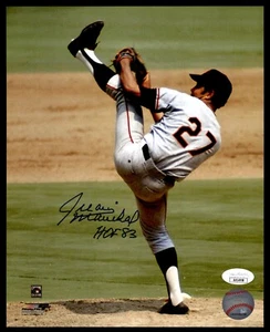 JUAN MARICHAL SIGNED 8X10 PHOTO WITH JSA COA - SAN FRANCISCO GIANTS - Picture 1 of 1