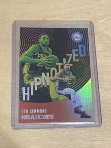 Ben Simmons Hipnotized Panini NBA Hoops 2020-21 Card #13 76ers Holo Refractor  - Bild 1 von 2