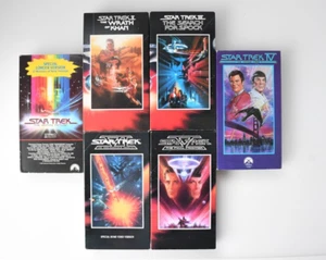 Star Trek 6 Movie Collection VHS Videotapes lot NTSC - Picture 1 of 23