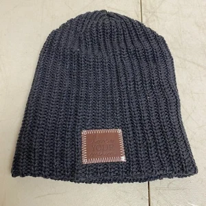 Love Your Melon Unisex Beanie Kuschelstrick Baumwolle Schwarz Einheitsgröße BEA057 - Bild 1 von 4