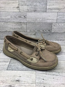 Zapatos de barco Sperry Top Sider para mujer 7 M pez ángel cuero marrón con cordones 9102047 - Imagen 1 de 8