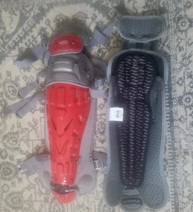 NEW 15.5 Rawlings Leg Guards LGVELI-S/GR - Baseball / Softball - Picture 1 of 12