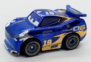 2020 DISNEY PIXAR CARS DANNY SWERVEZ OCTANE GAIN #19 MINI RACERS BLUE 1 1/2" CAR - Picture 1 of 6