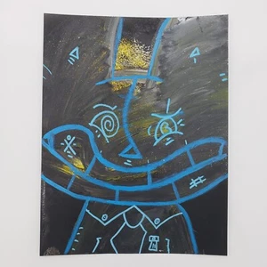Rusty cat original Graffiti Cat painting on paper by NY graffiti artist PUKE - Picture 1 of 3