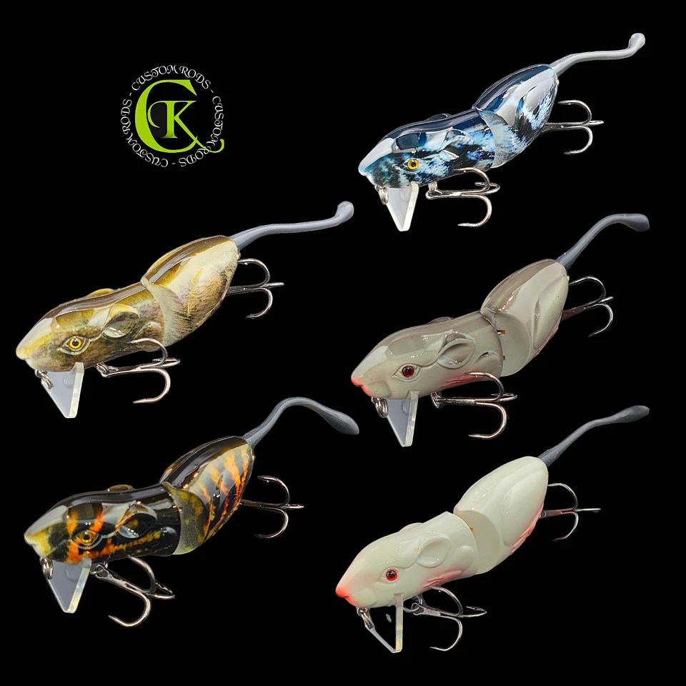 Swimbait 8,5cm The Rat Twitchbait Crankbait Wobbler Raubfisch Zander Pike Hecht - Bild 1 von 1