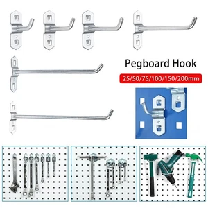 1Pcs Hammer/Pliers Oblique Hanger Pegboard Hook for Shop Good Shelf - Picture 1 of 18