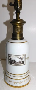 Vintage Richard Ginori FIESOLE Table Lamp Pittoria Scene ITALY - Picture 1 of 15