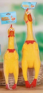 Juguete para perro pollo Screamin' con chirrido, duradero e interactivo para pequeño, mediano - Imagen 1 de 8