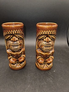 VTG. Tiki Mugs 'Orchid of Hawaii Japan Set of 2 - Picture 1 of 6