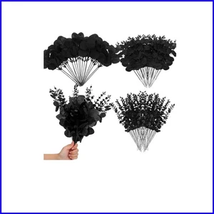 90 Pcs of Artfully Crafted Black Eucalyptus for Long-lasting Wedding Decor - Picture 1 of 7
