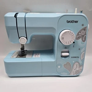 Brother Sewing Machine LX3817A 17 Stitch Aqua Tested Works No Pedal - Picture 1 of 21