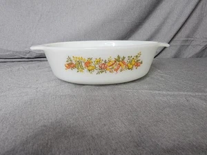 Casseruola ovale vintage senza marchio RACCOLTA VERDURE 1,5 qt #433 - Foto 1 di 4