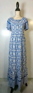 Maxi Vestido Kindred Talla XL Calado Volantes Manga Corta Nuevo con Etiquetas - Imagen 1 de 11