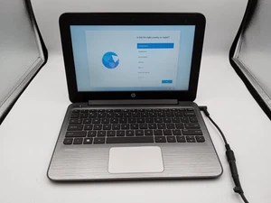 HP Stream 11 Pro G2 11" Laptop Intel Celeron 4GB 64GB W11 -BAD BATTERY -READ -RR - Picture 1 of 7