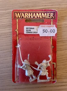 Warhammer fantasy scudiero bretone gruppo di comando corno errante... - Foto 1 di 2