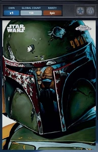 Star Wars Card Trader - 2024 Epic Hyperspace Reflections Boba Fett - Picture 1 of 2