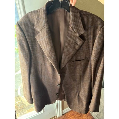 Ermenegildo Zegna Neiman Marcus Hombre’s Blazer Cuadros Chaquetón XL Foto 1 de 4