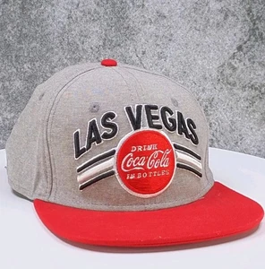 Coca Cola Las Vegas Hutkappe Rot Grau Snapback Getränk In Flaschen - Bild 1 von 13