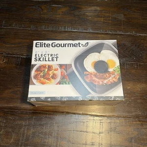 NEW Elite Gourmet EG808 8” x 8" Non-stick Electric Skillet, Dishwasher Safe - Picture 1 of 7