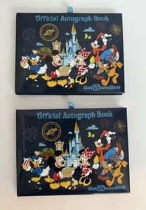 New! Two Unused Disney Parks Official Walt Disney World Autograph Books - Picture 1 of 3