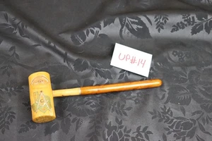 Masonic Lodge Gavel Carved Emblem Texas Freemasons Haywood Williams - Picture 1 of 7