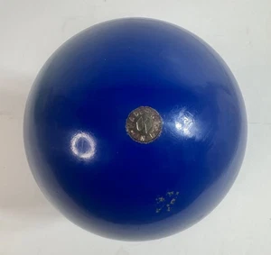 Blue Bocce Ball Sportcraft 100 mm Contender Series Wooden Ball - Picture 1 of 4