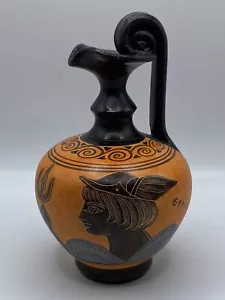 Greek Amphora Replica 5" Vase Vessle Hand Painted - Picture 1 of 8