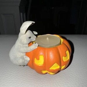 Sylvestri Charming Tails Pumpkin Squash Votive Fall Mouse - Picture 1 of 2